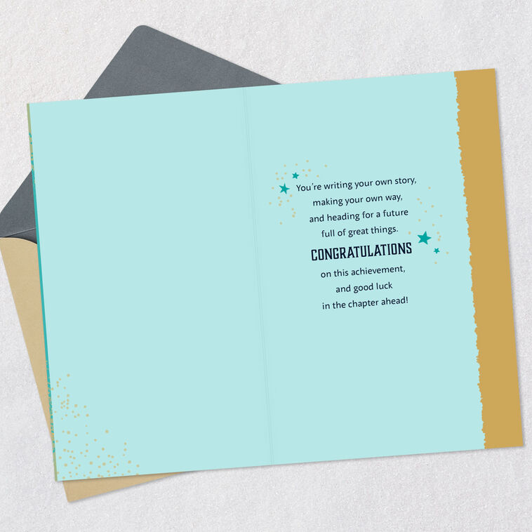 Congratulations and Good Luck Graduation Card - Greeting Cards | Hallmark Congratulations and Good Luck Graduation Card - Greeting Cards | Hallmark