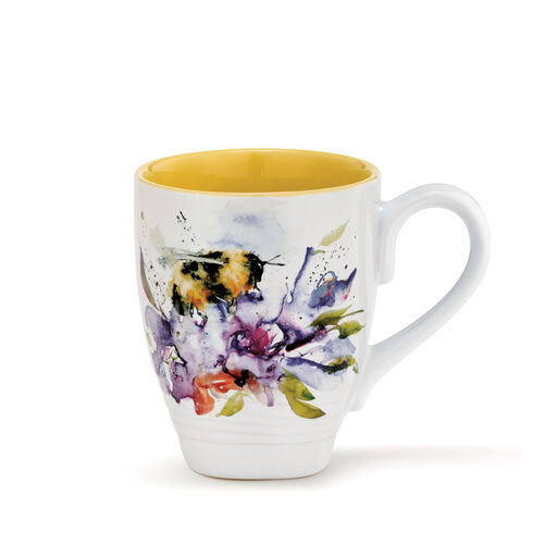 Demdaco Nectar Bumblebee Mug, 16 oz., 