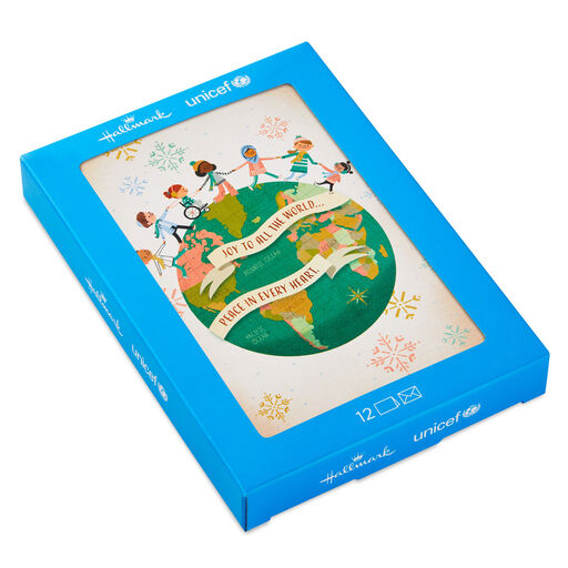 UNICEF Joy to All the World Boxed Christmas Cards, Pack of 12, 