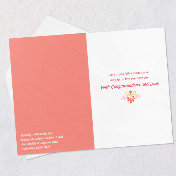 A Blessing for You Religious Confirmation Card for Niece, , large image number 4