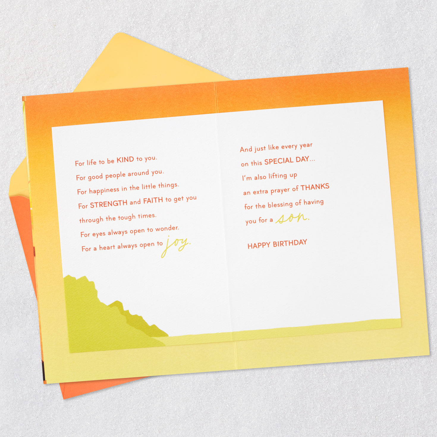 My Prayers for You Birthday Card for Son, , large image number 4