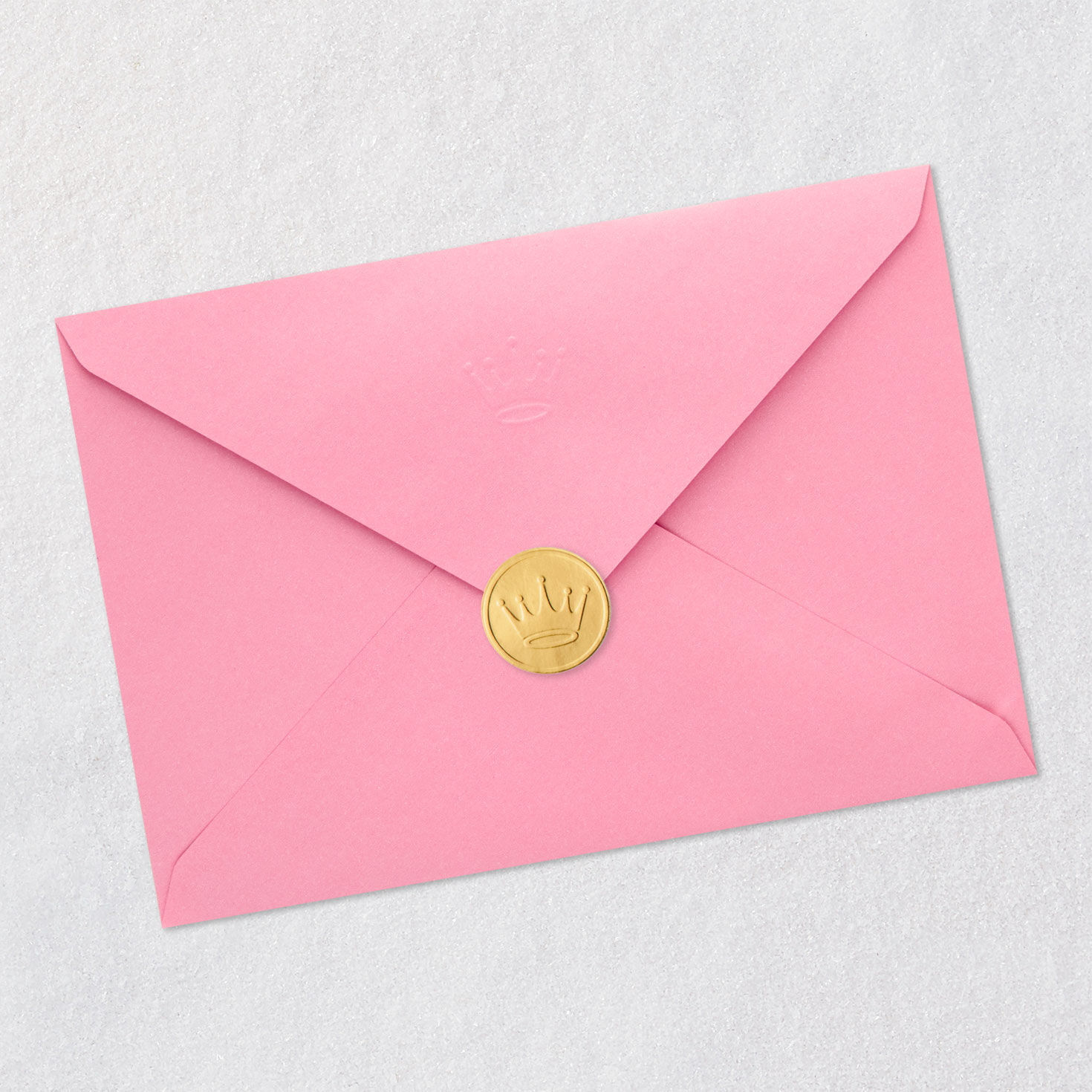 Pink and Purple Balloons Birthday Card Envelope Back with Seal image number 7