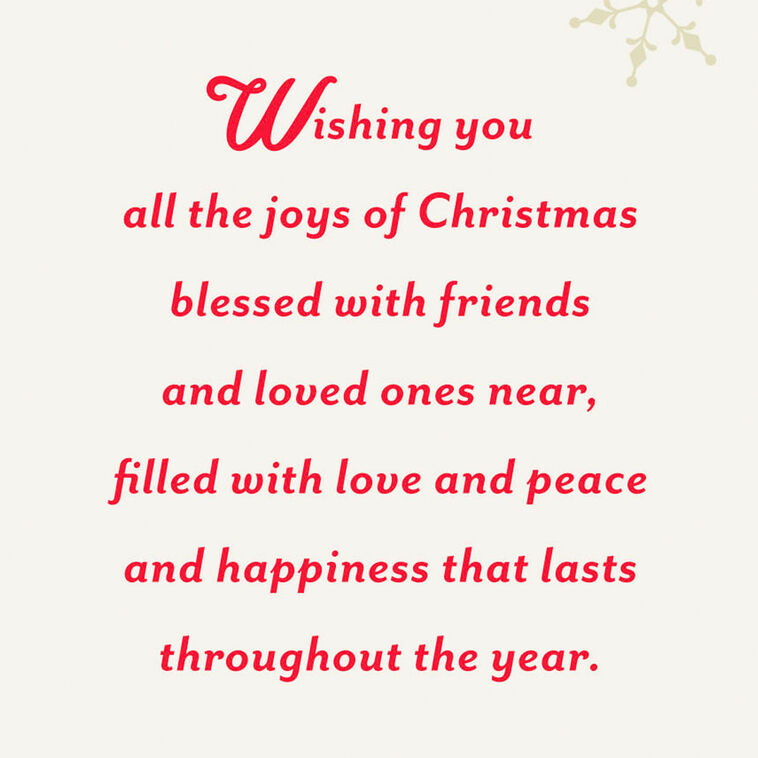 Mugs and Snowflakes Religious Christmas Card Sentiment image number 2