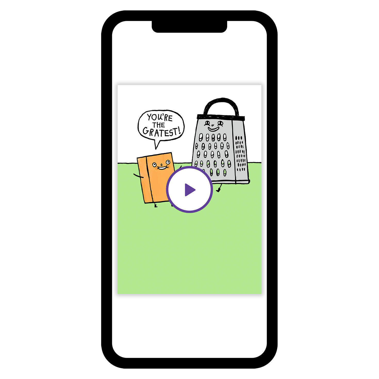 You're the Gratest Funny Thank You eCard