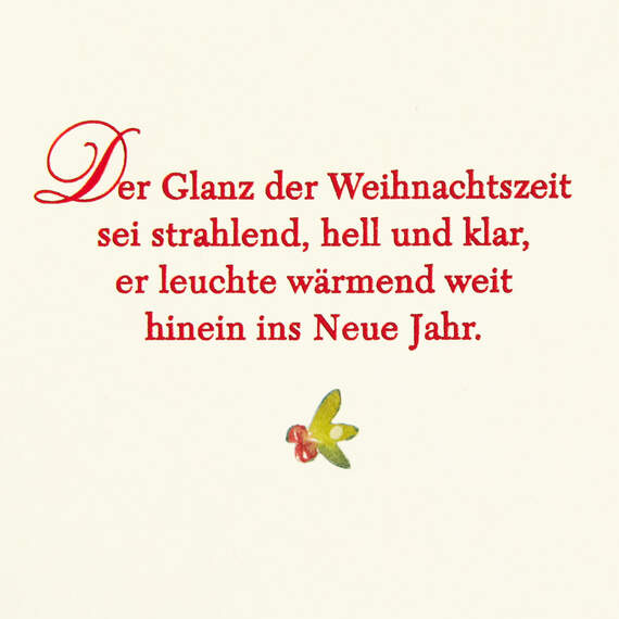 Merry Christmas German-Language Christmas Card, , large image number 2