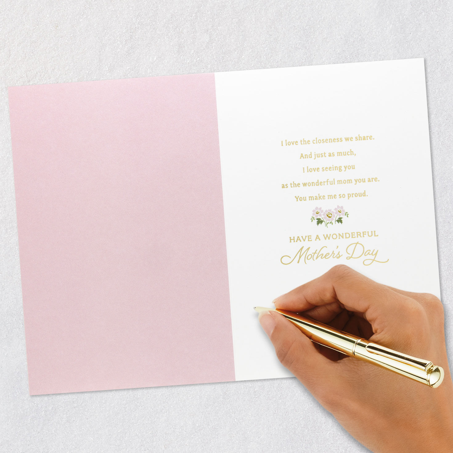 Frame with Bow Mother's Day Card for Like a Daughter Signing card image number 6