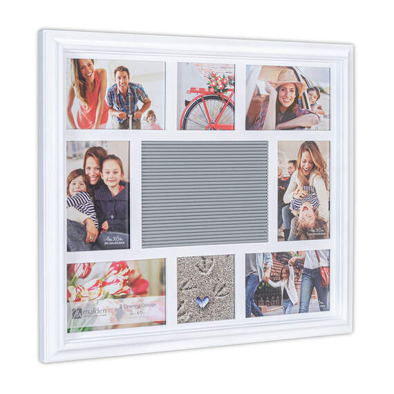 Malden Photo Collage Letterboard White Picture Frame, 18.5x16.5, , large image number 2