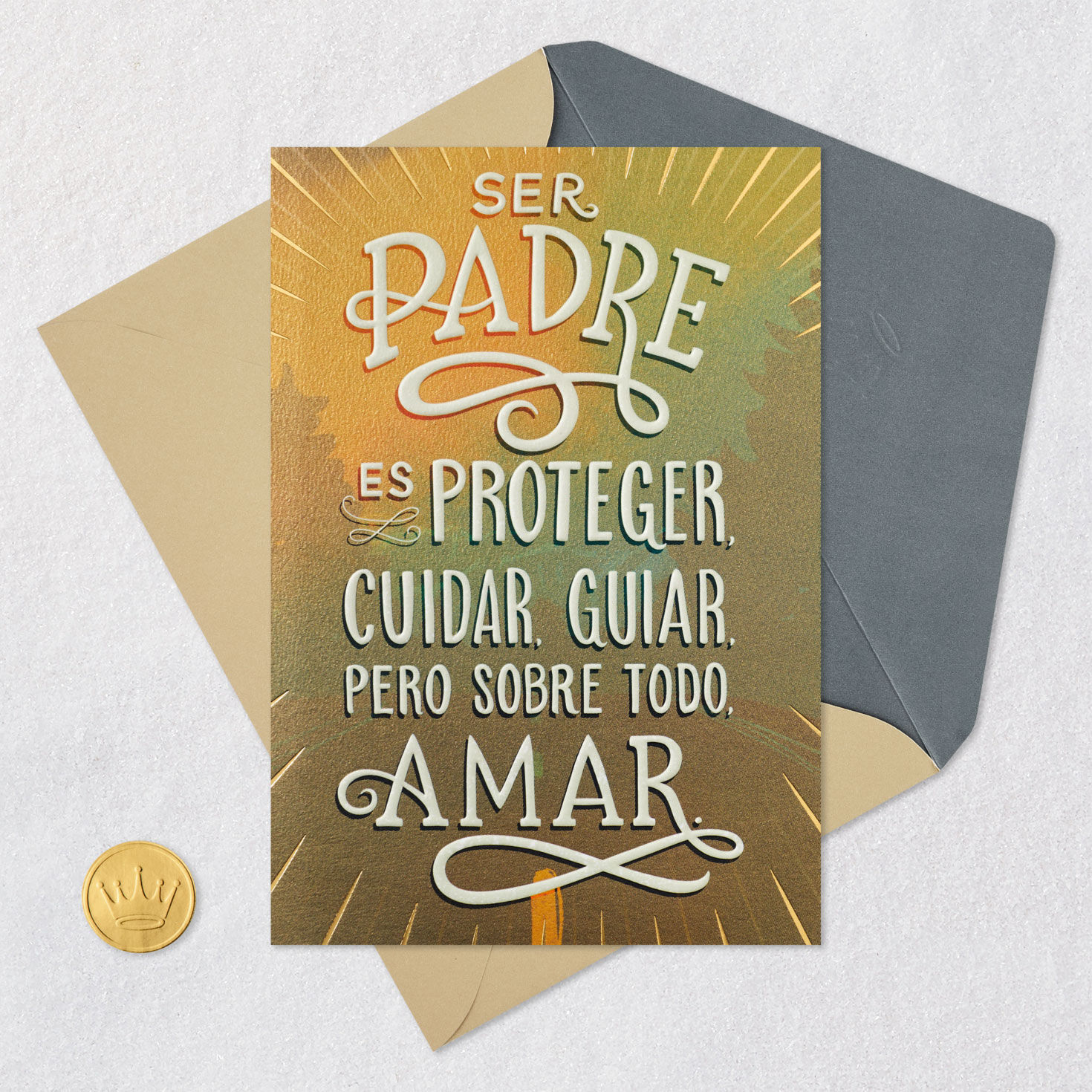Best Wishes Spanish-Language Father's Day Card, , large image number 5