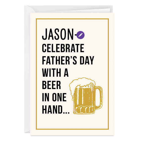 Personalized Beer Mug Card, , large image number 6