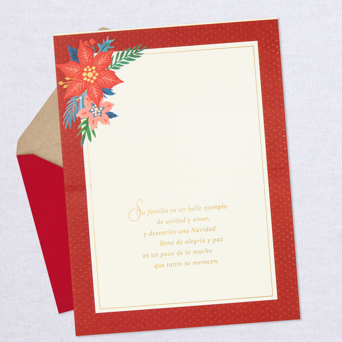 Your Beautiful Family SpanishLanguage Christmas Card
