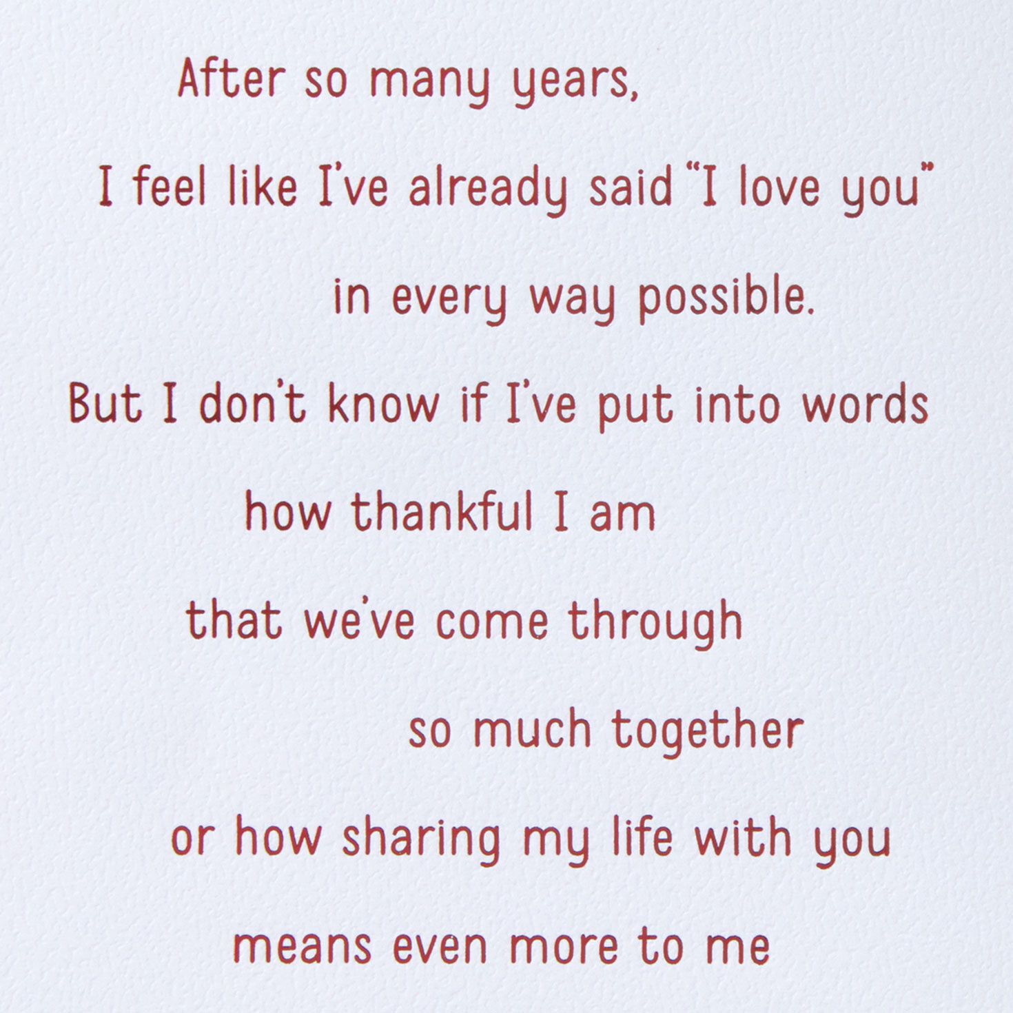 Red Roses on Pink Wife Valentine's Day Card sentiment image number 2