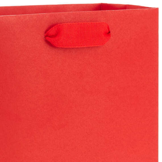 6.5" Red Small Gift Bag, Red, large image number 4