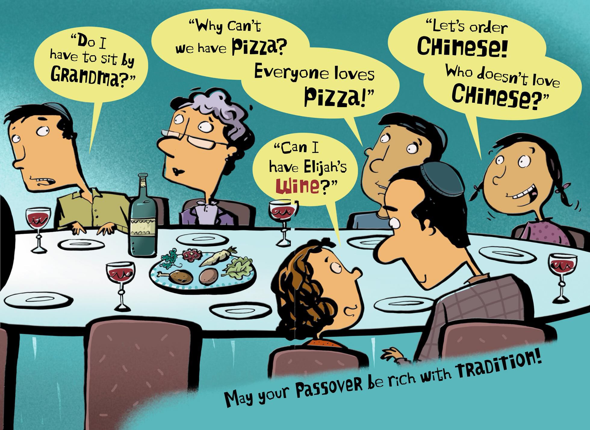 Four Questions Funny Passover Card Greeting Cards Hallmark