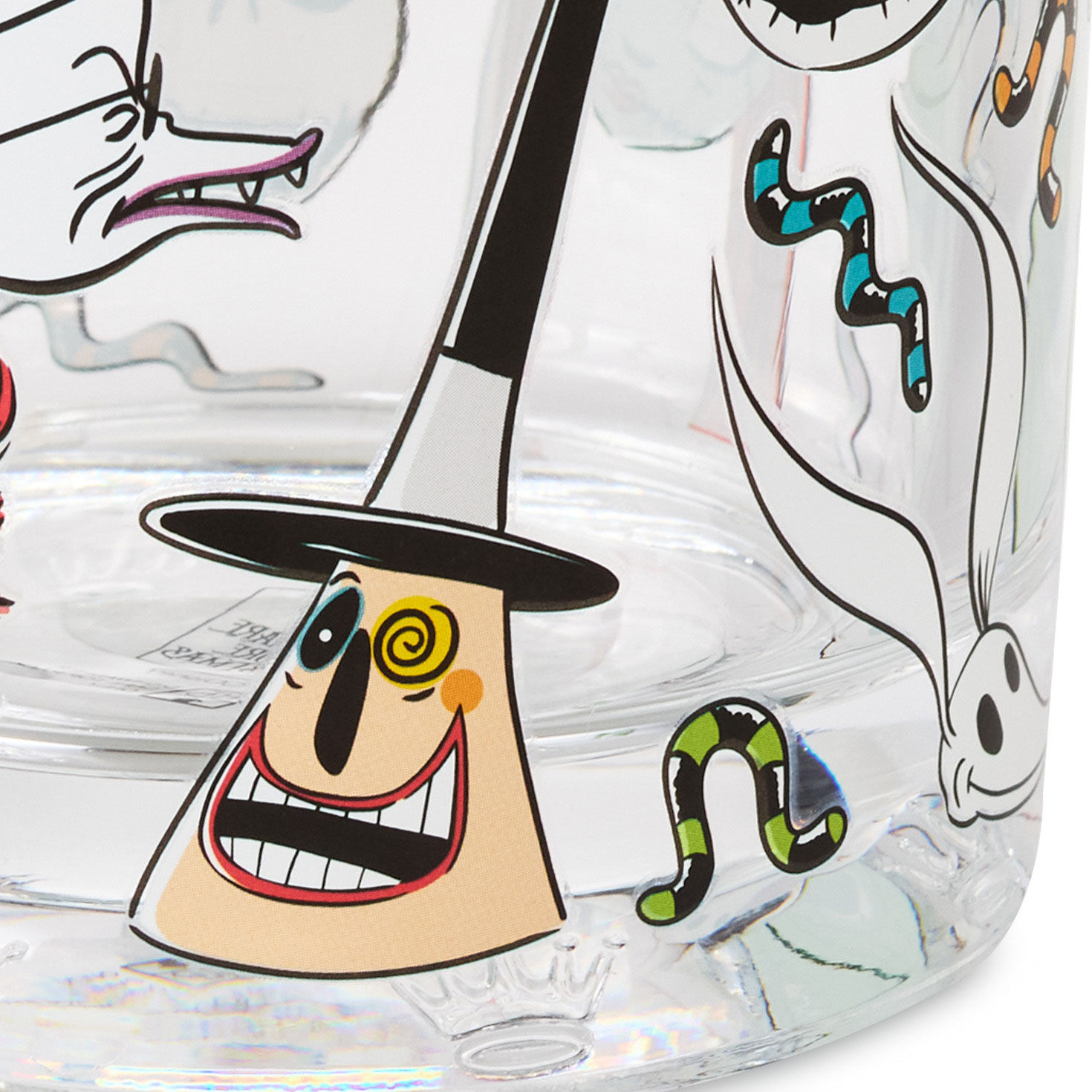 Nightmare Before Christmas Drinking Glass upclose detail image number 6