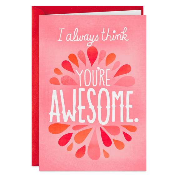 I Think You're Awesome Card, , large image number 1