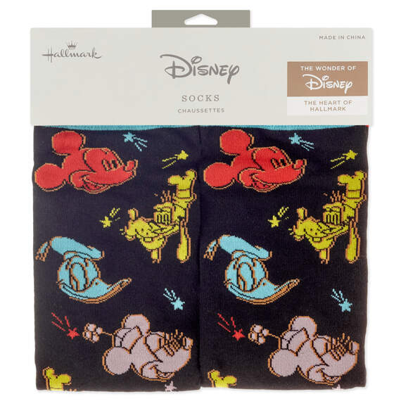 Disney Mickey Mouse and Friends Colorful Crew Socks - Socks & Slippers