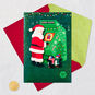 Video Gamer Santa Kids Christmas Card With Music Card Front with Envelope and Gold Seal image number 6