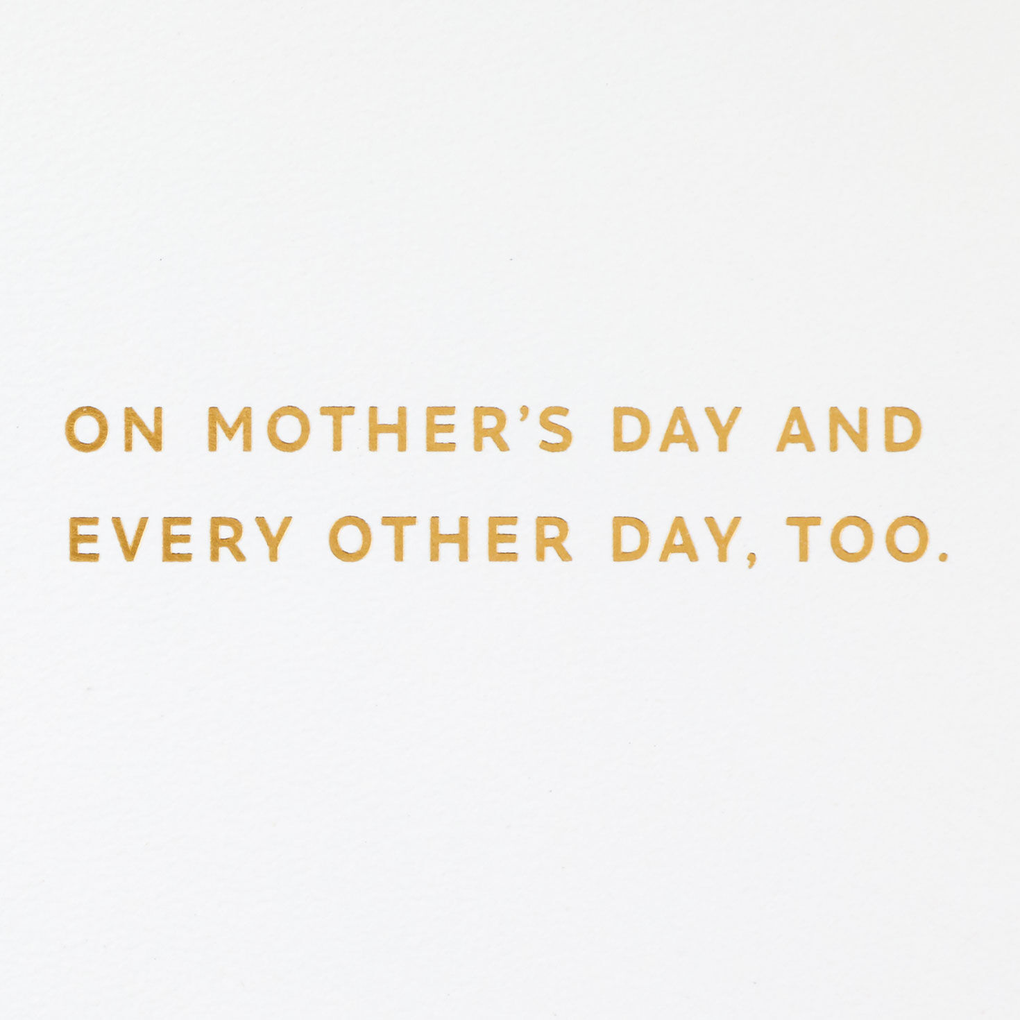 Love You Modern Lettering Mom Mother's Day Card sentiment image number 2