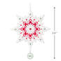 Snowflake 2024 Porcelain Ornament, , large image number 3