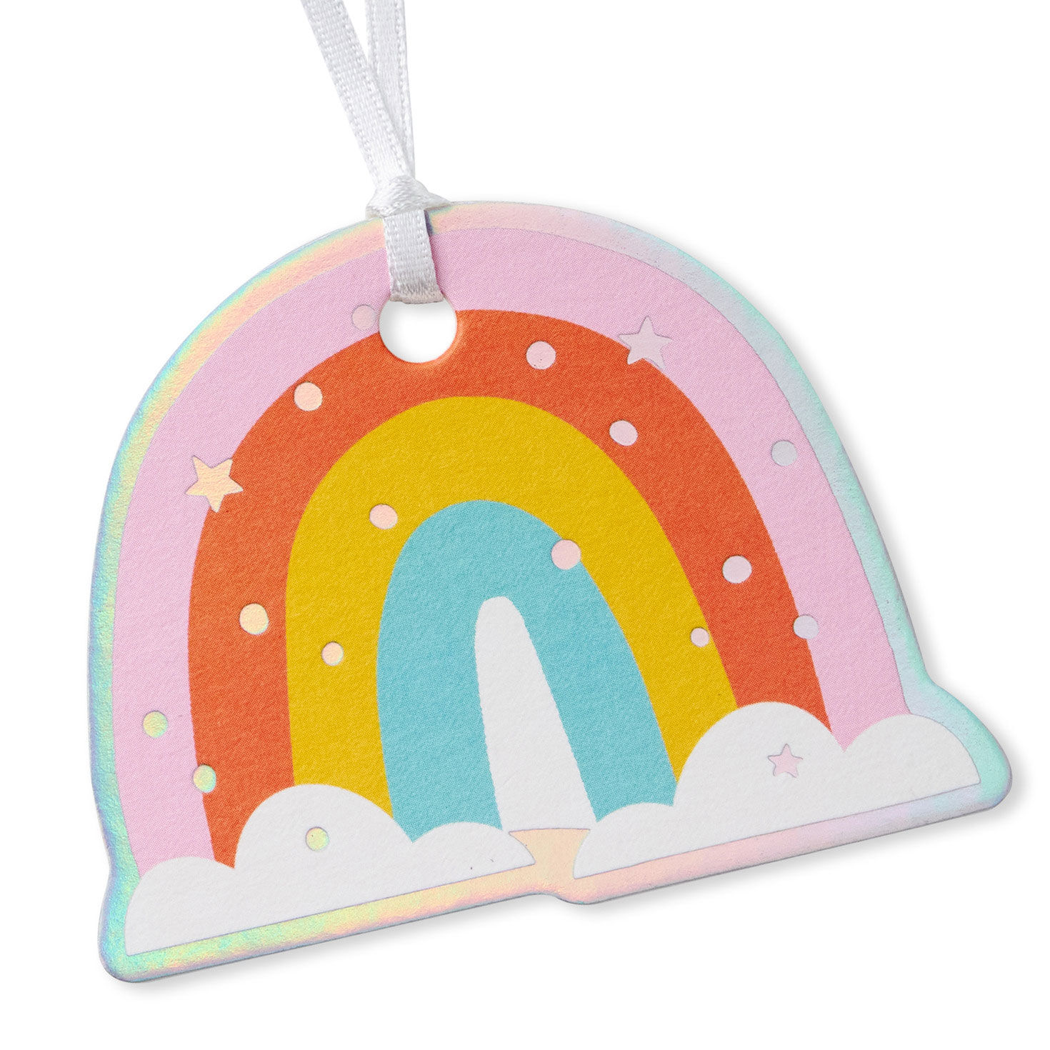 Rainbow-Shaped Gift Tag upclose view  image number 4