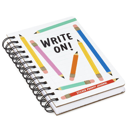 Write On! Prompted Journal With Stickers, 