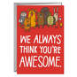 Written Proof You're Awesome Funny Boss's Day Card From All, , large image number 1