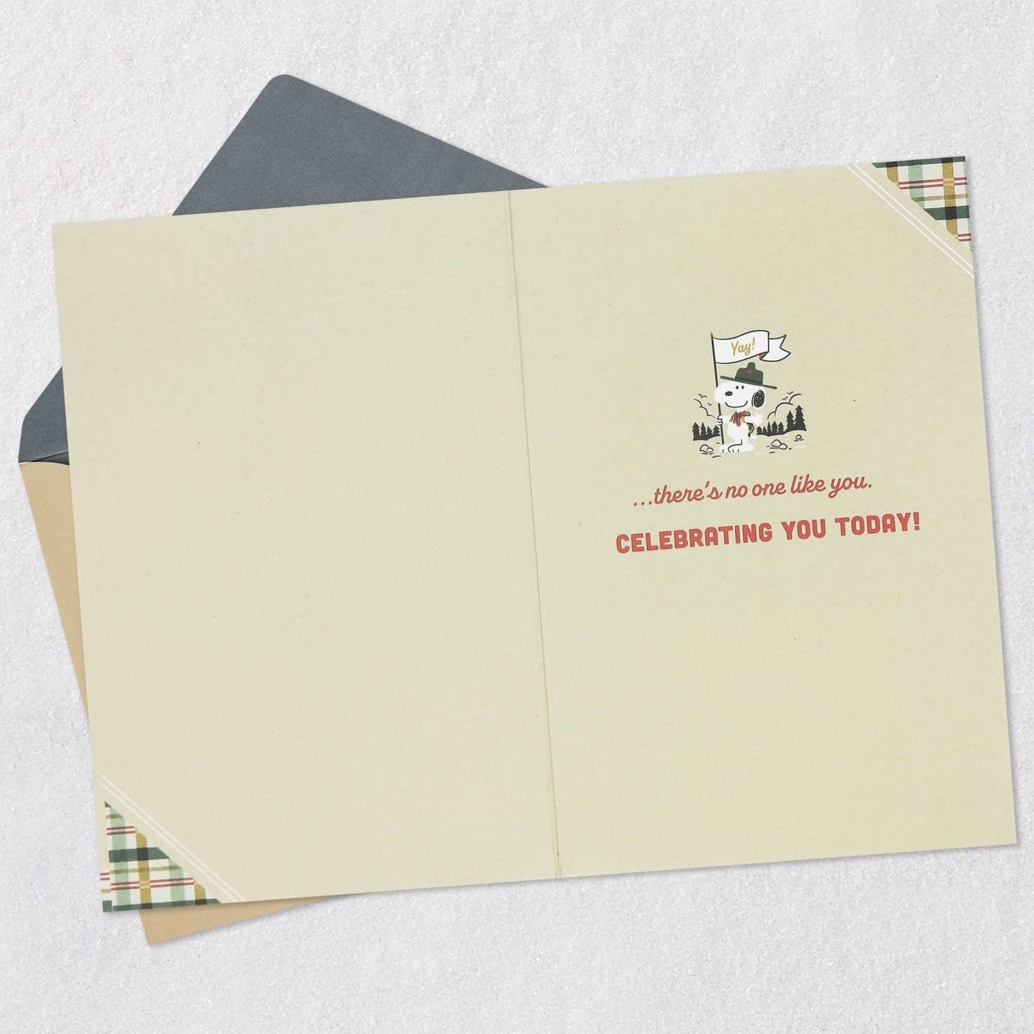 Peanuts&reg; Beagle Scouts Compass No One Like You Birthday Card, , large image number 3