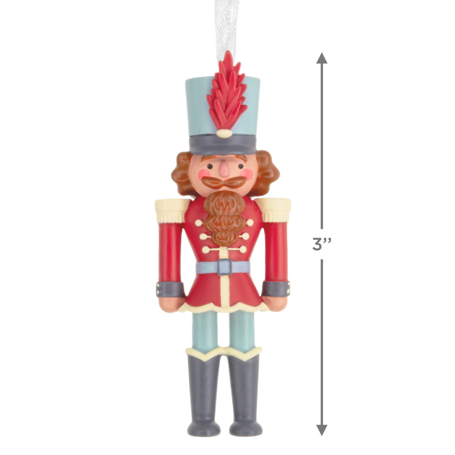 Nutcracker Christmas Ornament Measurement image number 3