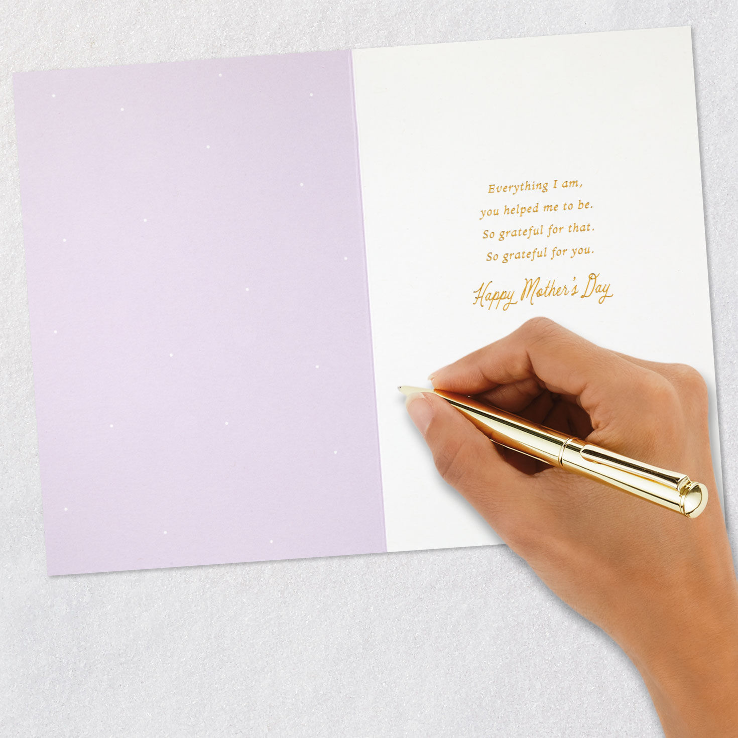 3D Flower Bouquet Mother's Day Card for Mom Signing card image number 6