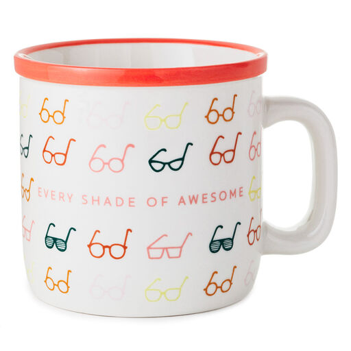 Every Shade of Awesome Ceramic Mug, 15 oz., 