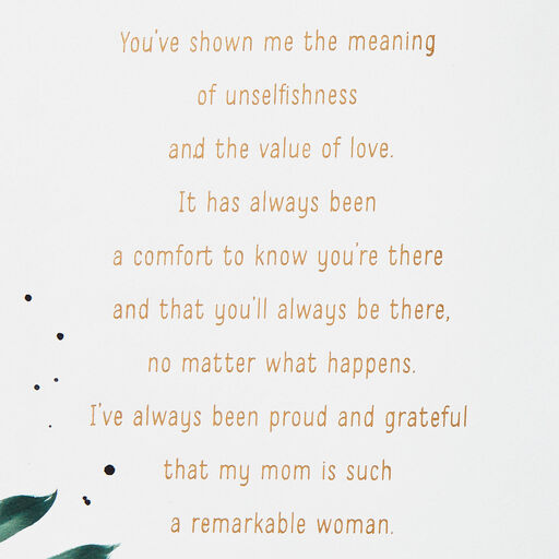 Such a Remarkable Woman Birthday Card for Mom, 