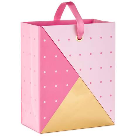 Origami Fold Medium Gift Bag, 9.6", , large