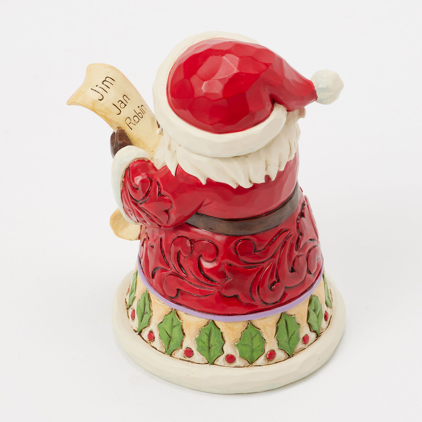 Jim Shore Santa Checking List Mini Figurine top image number 5