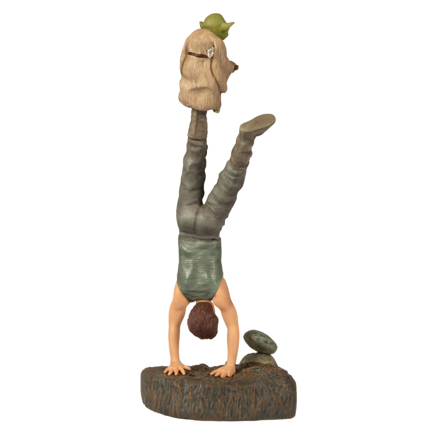 Star Wars Yoda Training Luke Keepsake Ornament back image number 6