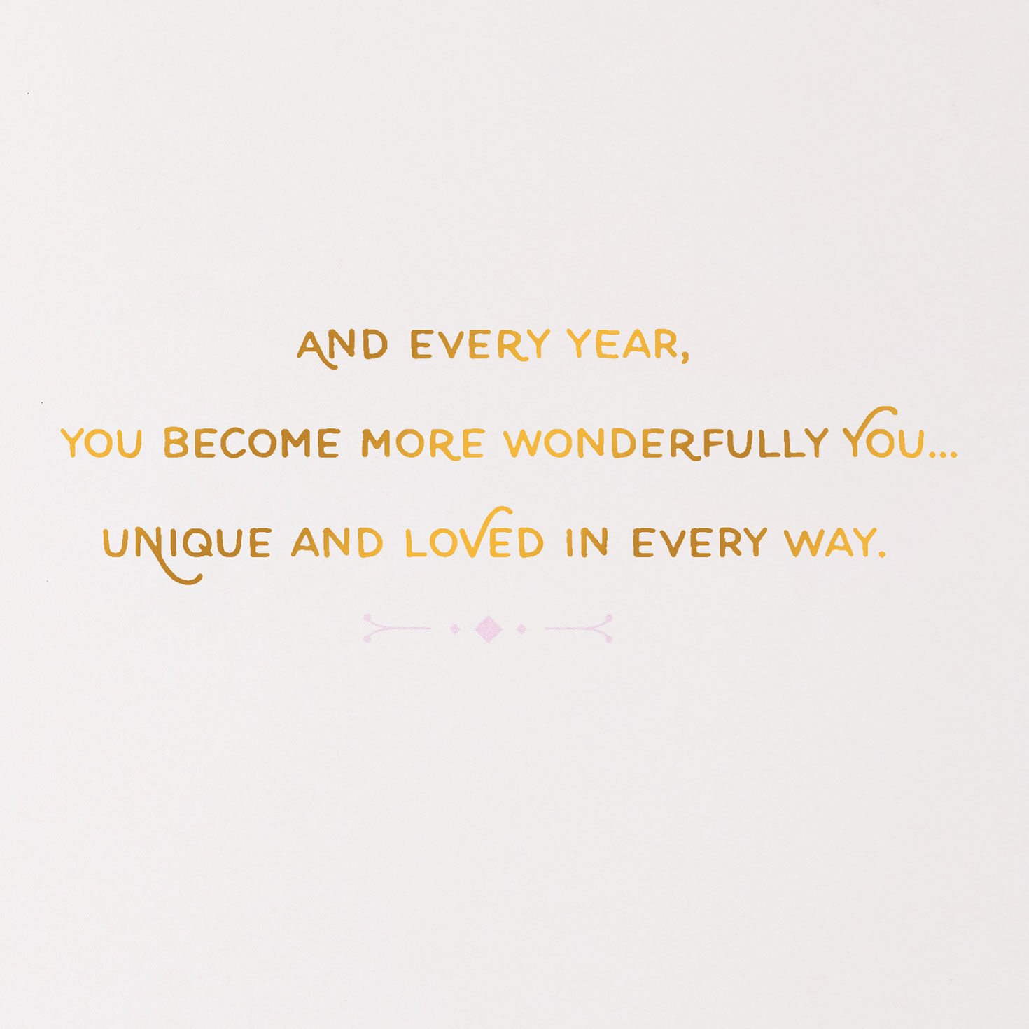 Unique and Loved In Every Way Birthday Card for Her, , large image number 2