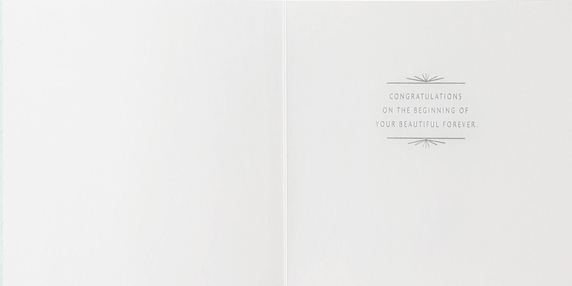 Two Become One Wedding Card