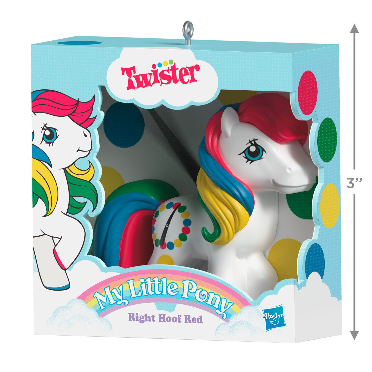 My Little Pony Twister Horse Keepsake Ornament measurement image number 3