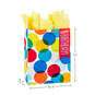 13" Happy Birthday Dots Large Gift Bag With Tissue Paper, , large image number 3