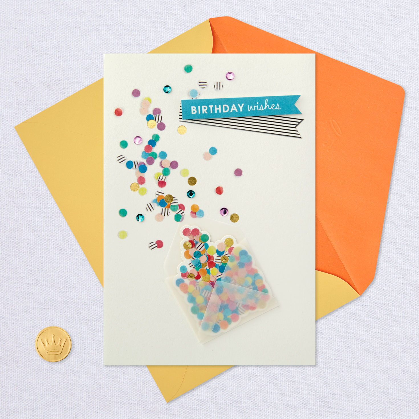 fun confetti envelope birthday card birthday envelope