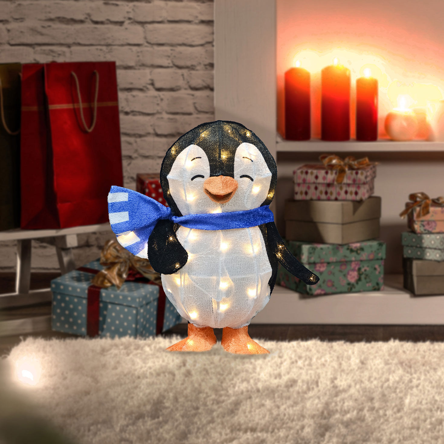 Penguin christmas decorations outdoor sale