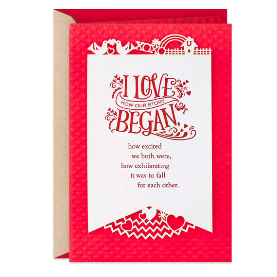 I Love the Story of Us Romantic Valentine's Day Card, , large image number 1