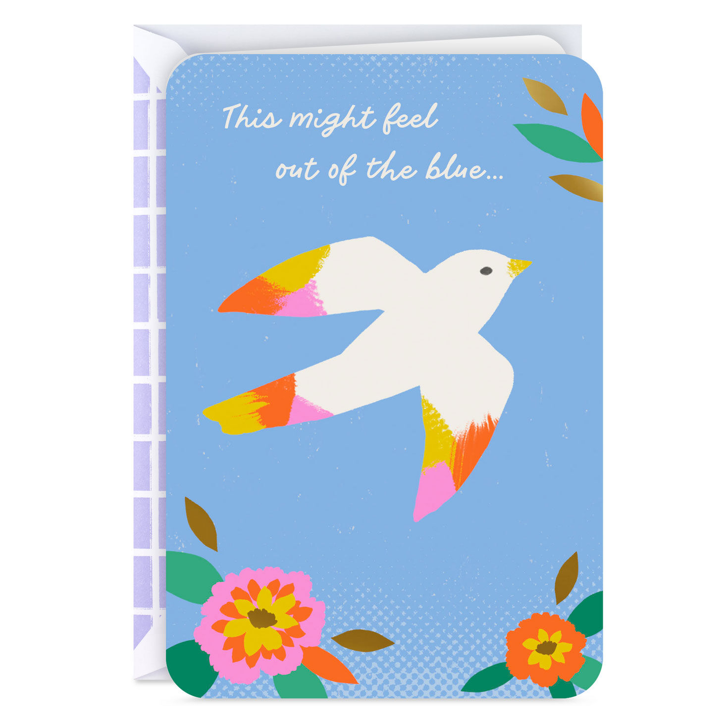 Out of the Blue Thinking of You Card