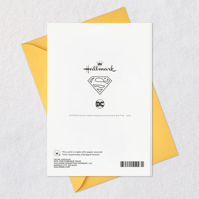 DC™ Superman™ Fearless Force Birthday Card, , large image number 7