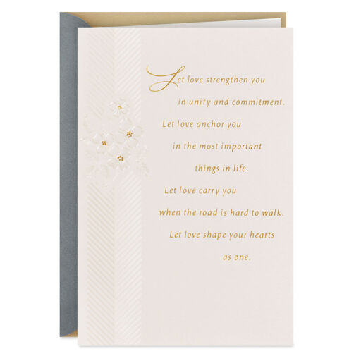 Let Love Be Your Guide Wedding Card, 