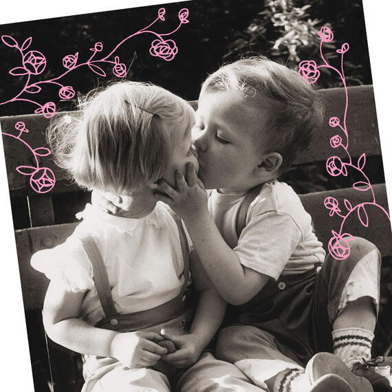 Kissing Kids Love Ya Valentine's Day Card, , large image number 4