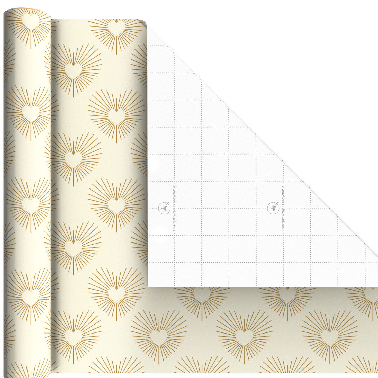 Heart, Dot and Bow Designs Mini Gift Wrap Rolls Wrap square image number 4