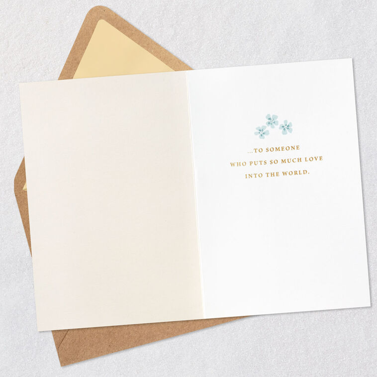 You Put Love in the World Mother's Day Card, , large image number 3