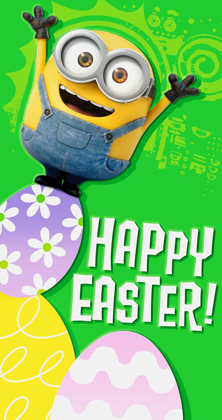 Minions Easter Money Holder Card
