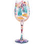 Lolita Dragonfly Magic Handpainted Wine Glass, 15 oz., , large image number 2
