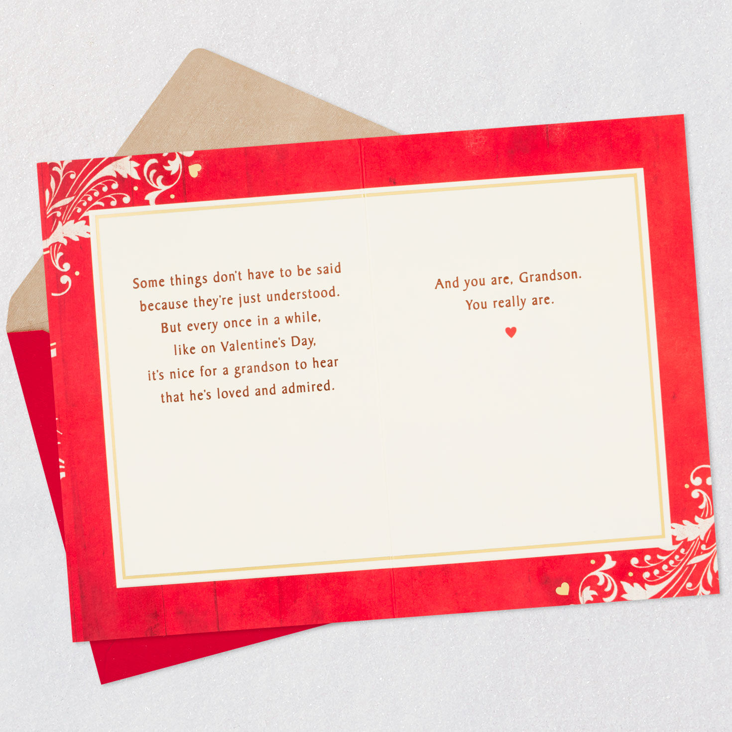 Loved and Admired Valentine's Day Card for Grandson for only USD 3.59 | Hallmark